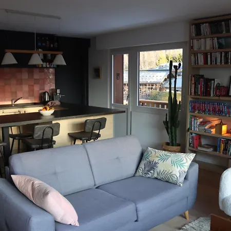 Central, Vue Montblanc, Parking, Wifi شقة